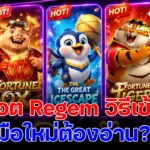 เปิดประสบการณ์ใหม่กับ สล็อต Regem วิธีเข้าเล่น ที่มือใหม่ต้องอ่าน